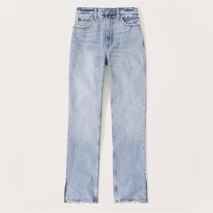 Abercrombie 90s Ultra High Rise Straight Jeans